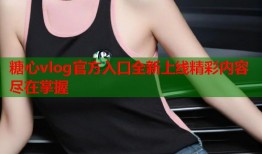 糖心vlog官方入口全新上线精彩内容尽在掌握
