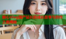 糖心Vlog国产站长的成长故事与创作之路揭秘