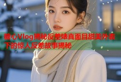糖心Vlog揭秘反差婊真面目甜美外表下的惊人反差故事揭秘
