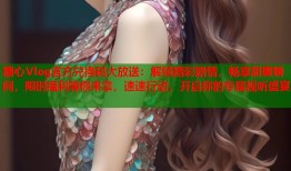 糖心Vlog官方兑换码大放送：解锁精彩剧情，畅享甜蜜瞬间，限时福利等你来拿，速速行动，开启你的专属视听盛宴