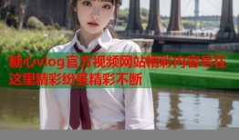 糖心vlog官方视频网站精彩内容尽在这里精彩纷呈精彩不断
