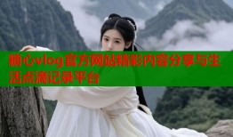 糖心vlog官方网站精彩内容分享与生活点滴记录平台