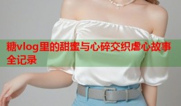 糖vlog里的甜蜜与心碎交织虐心故事全记录
