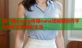 国产糖心vlog传媒nana短视频创作平台轻松记录精彩生活