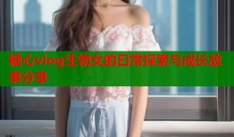 糖心vlog生物女的日常探索与成长故事分享