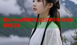 糖心vlog妮娜的生活日常分享与精彩瞬间记录