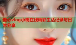 糖心vlog小桃在线精彩生活记录与日常分享