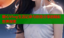 糖心Vlog生活记录与创意分享的精彩世界探索