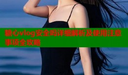 糖心vlog安全吗详细解析及使用注意事项全攻略