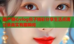 国产糖心vlog包子精彩分享生活点滴记录真实有趣瞬间