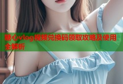 糖心vlog视频兑换码领取攻略及使用全解析