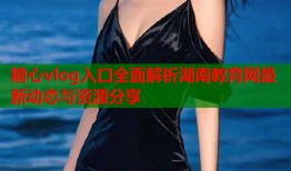 糖心vlog入口全面解析湖南教育网最新动态与资源分享