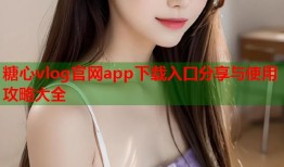 糖心vlog官网app下载入口分享与使用攻略大全