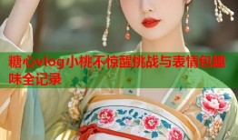 糖心vlog小桃不惊醒挑战与表情包趣味全记录