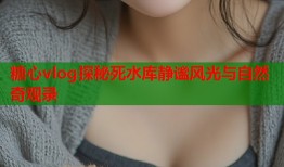 糖心vlog探秘死水库静谧风光与自然奇观录