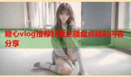 糖心vlog推荐好看主播盘点精彩内容分享