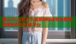 糖心Vlog官方下载最新版体验全新短视频创作与分享平台