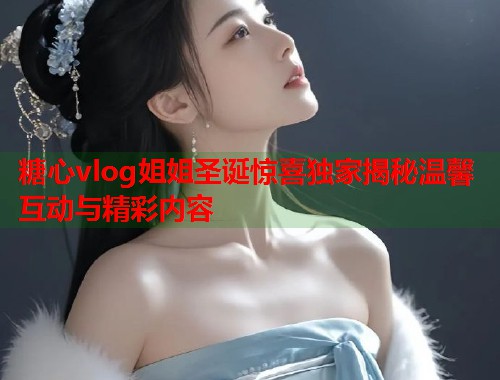 糖心vlog姐姐圣诞惊喜独家揭秘温馨互动与精彩内容