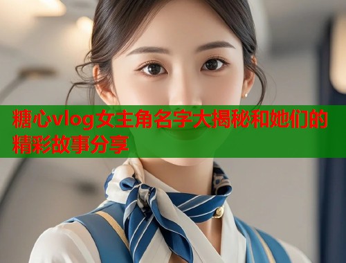 糖心vlog女主角名字大揭秘和她们的精彩故事分享