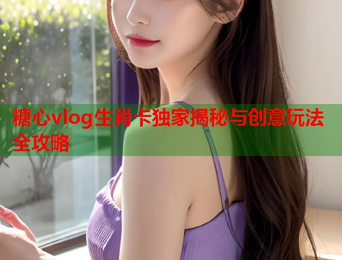 糖心vlog生肖卡独家揭秘与创意玩法全攻略