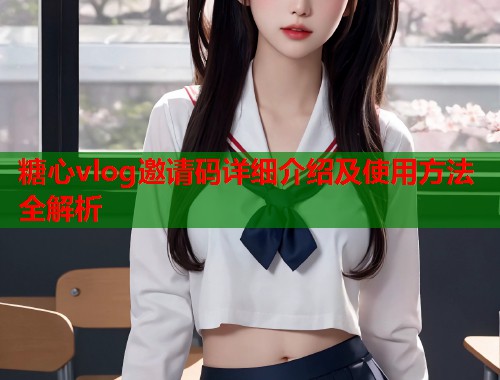 糖心vlog邀请码详细介绍及使用方法全解析