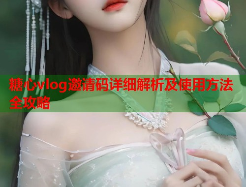糖心vlog邀请码详细解析及使用方法全攻略