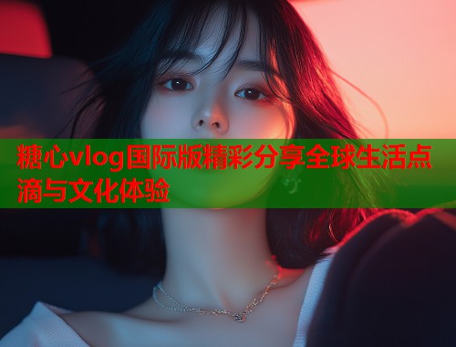 糖心vlog国际版精彩分享全球生活点滴与文化体验