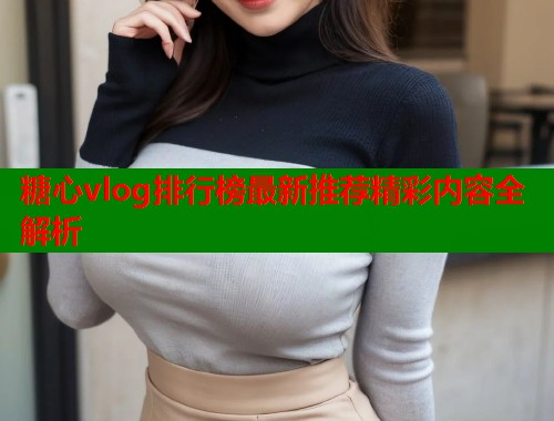 糖心vlog排行榜最新推荐精彩内容全解析